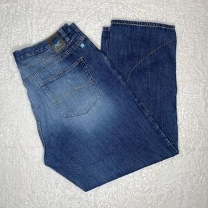 Vintage Y2K Azzure Baggy Blue Hip Hop Jeans 40x32 Goth grunge Core Skate